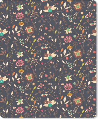 Produktbild von MuchoWow® Mauspad Mousepad Muster - Sommer - Blumen 19x23 cm - Mousepads - Maus Mat - Pad - Mausunterlage - Mauspads - Spielen