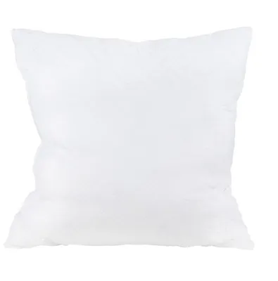 A white pillow on a white background.
