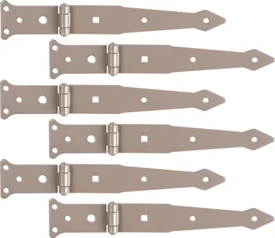 Produktbild von Alberts 821333 DURAVIS® Werfgehänge, perlbeige duplexbeschichtet RAL 1035, Größe 202 / 77 x 48 mm, 6er Set