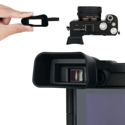 Produktbild von Kiwifotos Soft-Augenmuschel, kompatibel mit dem Sucher der Sony Alpha A7C – Größe für Sony, für Sony a7C