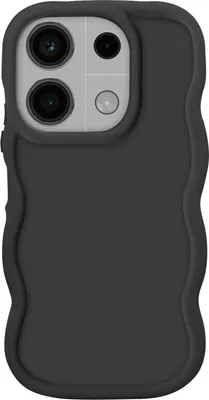 Produktbild von Avizar, Hülle für Xiaomi Redmi Note 13 5G Stoßfest Silikon Serie Candy, Schwarz
