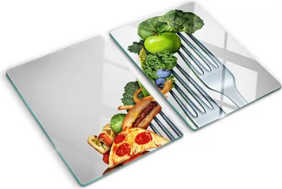 Obrázok produktu pre Sklenená ochranná doska – Kryt varnej dosky – Kryt na indukčnú dosku – 2x40x52 cm – Rýchle čistenie – Tvrdené sklo – Zdravé stravovanie