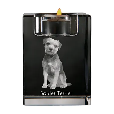 Obrázok produktu pre Art-Dog Svietnik na čajovú sviečku – Border teriér