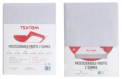 Produktbild von Textom Frottee Spannbettlaken mit Gummizug 160x200+35 cm Premium