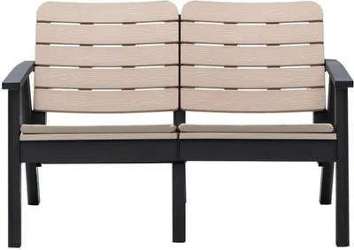 Immagine prodotto di Panchina da giardino beige di design Lussuosi mobili da terrazza Panchina in legno