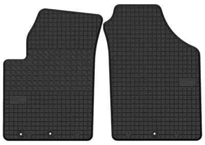Productafbeelding van Rubberen voormatten voor Kia Picanto I 2003-2011 (hatchback) – 2-delig, zwart, op maat – Wielganizator SolidTread