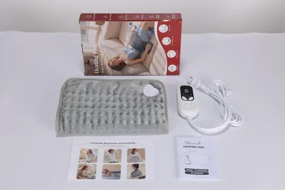 Produktbild von Elektrische Heizkissen, 60 x 30 cm, für Rücken, Schultern und Bauch, mit 6 Temperaturstufen, maschinenwaschbar