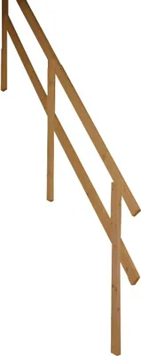 Produktbild von Treppengeländer Modell Rhodos Gerade-Holzgeländer-wahlweise rechts/links montierbar (Holz)