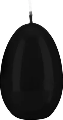 Produktbild von Eikerzen Klarlack Schwarz 60 x Ø 45 mm, 6 Stück