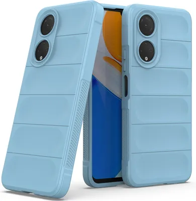 Produktbild von Honor X7 Hülle, Weich TPU Silikon Stossfest Anti-rutsch Schutzhülle für Honor X7 Blau
