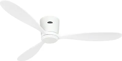 Produktbild von Energiespar Deckenventilator mit Fernbedienung Eco Plano Wood WiFi Weiß / Weiß
