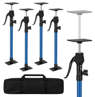 Productafbeelding van Ikodm 4x Telescopische steun voor telescopen, 60-115 cm, plafondsteun/montagesteun tot 100 kg, 3 standen, in hoogte verstelbaar, 0-180° draaibaar, aluminium handgreep