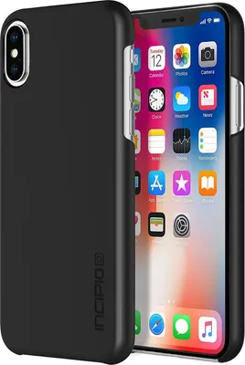 Obrázok produktu pre Incipio Feather, Ochranný obal, Apple, iPhone X, 14,7 cm (5.8"), Čierna