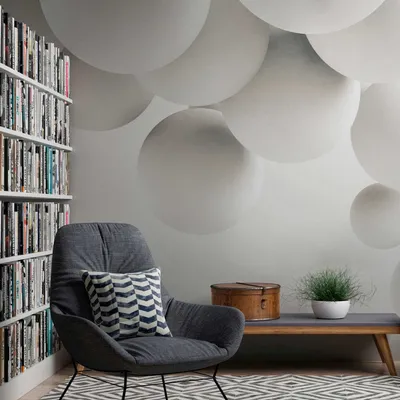 Zdjęcie produktu dla A.S. Creation Livingwalls Tapeta The Wall 382911 Jedna rolka Jeden motyw 3,71 x 2,80 m Geometryczna biel