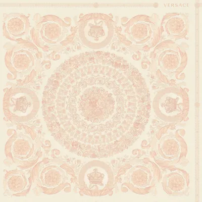 Produktbild von Profhome 370556-GU Barock Vliestapete Ornament glänzend rosa silber 7,035 m2