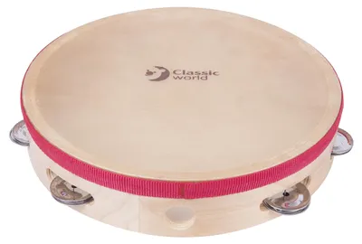 Obrázek produktu pro Classic World Edu hudební nástroj tamburína 25 cm