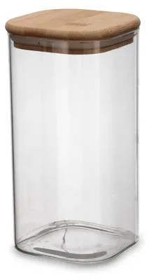 Vorratsdose, Glas, 1,4 l, 10,2x10,2x20,3 cm, transparent