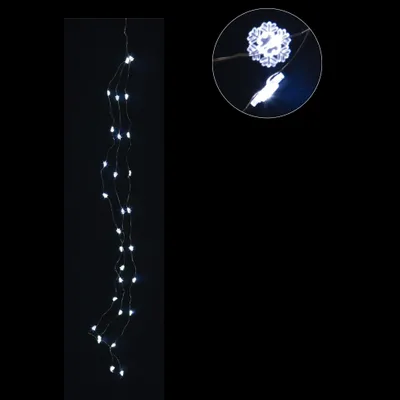 Image de Branche lumineuse 30 Led flocons