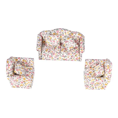 Zdjęcie produktu dla Miniaturowa sofa, zabawka mini sofa, sofa do domku dla lalek, drewniany model sofy, meble do domku dla lalek, akcesoria do domku dla lalek