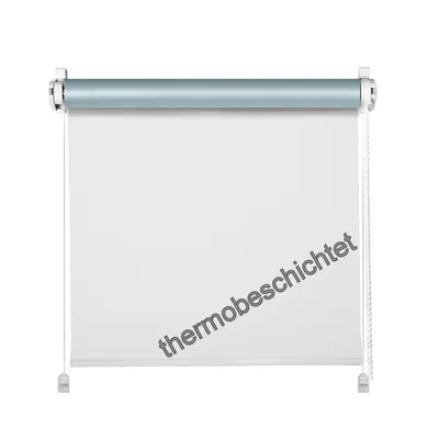 Produktbild von Klemmfixrollo Klemmfix Thermo Rollo Verdunkelungsrollo beschichtet weiß weiss BxH 65x150cm ohne Bohren