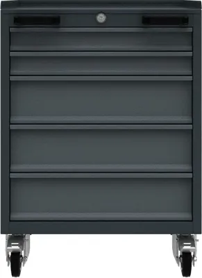 Produktbild von Mobiler Werkzeugwagen 5 Schubladen 50x58x81cm Werkstattwagen Schranksystem