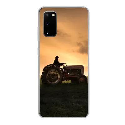 Produktbild von MuchoWow® Handyhülle Schutzhülle Hülle für Samsung Galaxy S20 Traktor - Landwirt - Nebel Silikon Softcase Handy Hülle - Bild