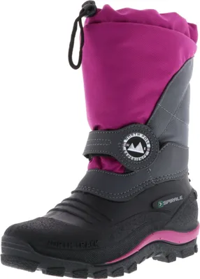 Zdjęcie produktu dla SPIRALE dziecięce dziewczęce sznurowane buty zimowe śniegowce fioletowe, rozmiar:34, kolor:fioletowy