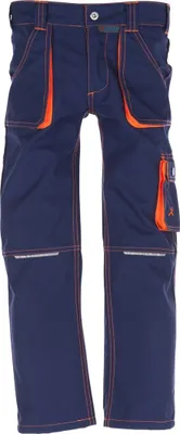 Image de Planam Junior Bundhose marine/orange 110/116
