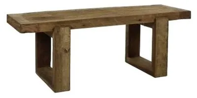 Obrázok produktu pre Pomax, sedacia lavica Andaluzia, prírodná farba, rozmer 120 x 40 x 45 cm