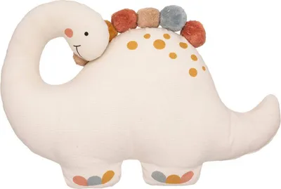 Produktbild von Dekorační polštář s bambulemi DINO, O 38 cm