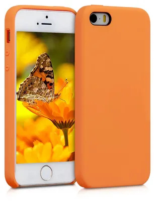 Produktbild von kwmobile Handyhülle für Apple iPhone SE (1.Gen 2016) / iPhone 5 / iPhone 5S Hülle - Case Silikon - Kabelloses Laden - Schutzhülle Cover in Fruity