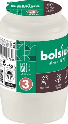 Obrázok produktu pre Grabberze ´BOLSIUS´, 50 h, 152 g, 57x94 mm, Öl