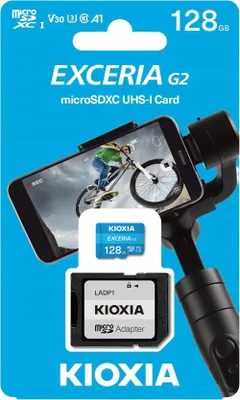Zdjęcie produktu dla KIOXIA Kioxia EXCERIA G2 128 GB MicroSDHC UHS-III Class 10