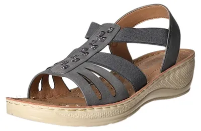 Produktbild von Sandalette mit Mehrweite bis 30mm Sohlenhöhe 6629-71-GY
