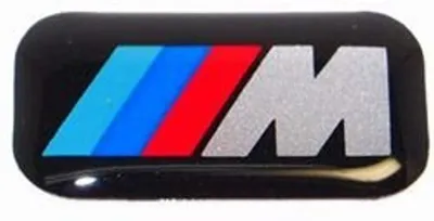 Zdjęcie produktu dla Zestaw 4 naklejek z emblematami do felg typu M