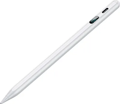 Produktbild von Stylus Universal-Kapazitiver Stift mit magnetischer Adsorption, reibungsloses Schreiben und Zeichnen, keine Verzoegerung, magnetisches Design fuer einfache Aufbewahrung, mit Echtzeit-Ladeanzeige und austauschbarer, langlebiger Spitze, kompatibel mit iOS, Android, Windows