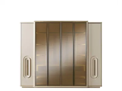 Produktbild von Modernes Kleiderschrank Beige Stilvolles Design Garderobenschrank