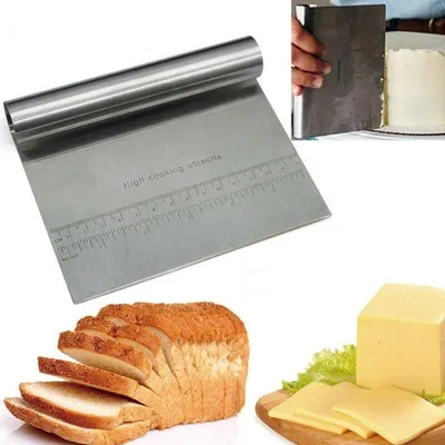 Produktbild von Teigschneider aus Edelstahl, mit Maßangabe, 1 Stück, für die Küche