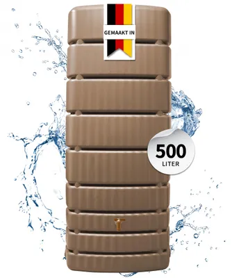 Productafbeelding van 4rain SLIM wandtank 500 L taupe