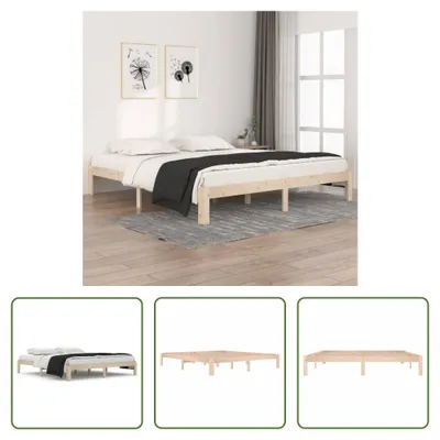 Produktbild von The Living Store Massivholzbett 180x200 cm