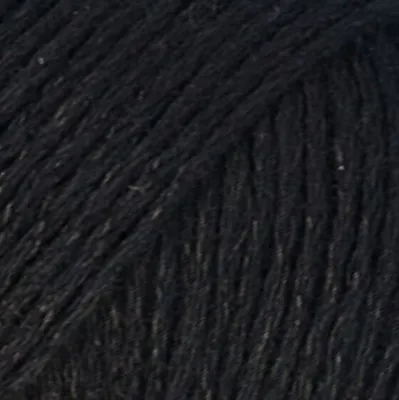 Produktbild von Drops Bomull-Lin Uni Colour 16 Black Strickgarn