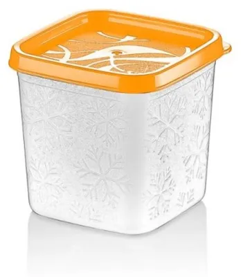 Produktbild von Aufbewahrungsdose Alaska mit Schnell-Gefrier-Funktion - Gefrierdose, 380 ml Orange