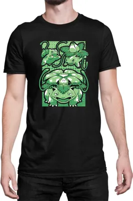 Obrázek produktu pro Pánské Tričko Japan Manga Anime Comics Pokemon 047, Man M / Černá