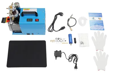 Produktbild von Hochdruck-Luftkompressor - Elektrische Kompressorpumpe - 1800 W - 0–30 MPa - 2-stufige Verdichtung - Luft- und Wasserkühlung - 100 l/min - 220 V EU-Stecker
