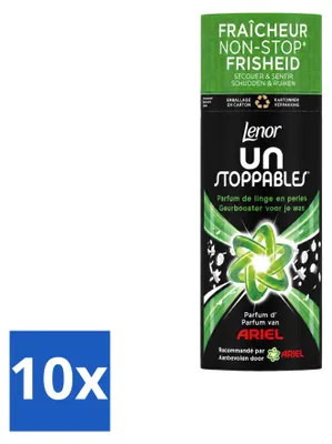 Produktbild von 10 x Lenor Unstoppables Ariel Duftbooster - 165 g - Vorteilspackung - 10 Stücke