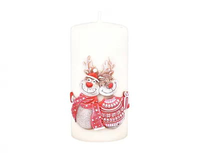 Zdjęcie produktu dla Nohel Świeca ogrodowa SOBICI WAR Christmas d7x14cm