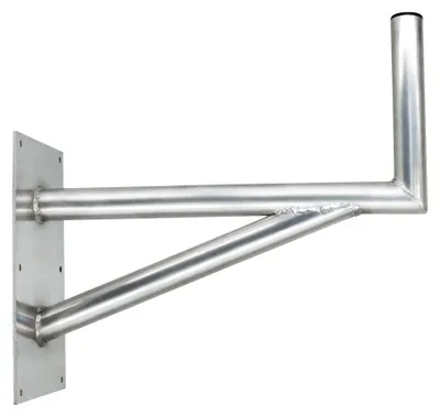 Produktbild von PremiumX 60cm Wandhalter Aluminium SAT Wand Halterung mit Stützelement