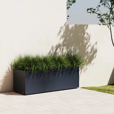 Obrázok produktu pre Herstera kvetináč antracit 150 x 50 x 50 cm (D x Š x V)