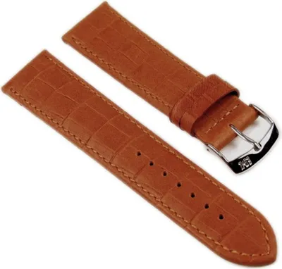 Produktbild von Morellato Baseball Uhrenarmband Kalbsleder Orange 22mm 19038S