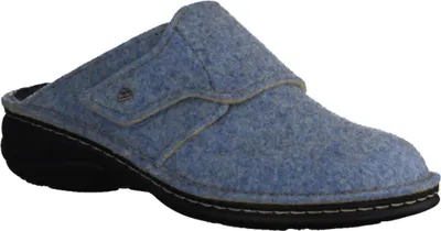 Produktbild von Finn Comfort Goms Damen, Hausschuhe, Doublefilz, Mare (Hellblau), Wechselfußbett - Marken Finn Comfort, Blau